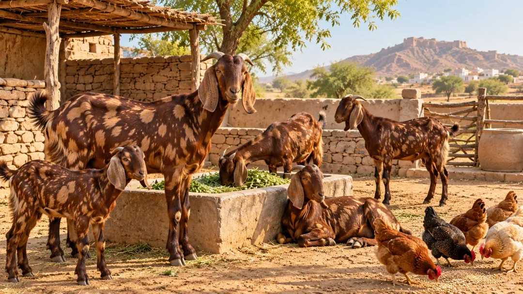 सिरोही बकरी विकास और मुर्गीपालन कार्यक्रम — विषयानुसार सांकेतिक चित्र
